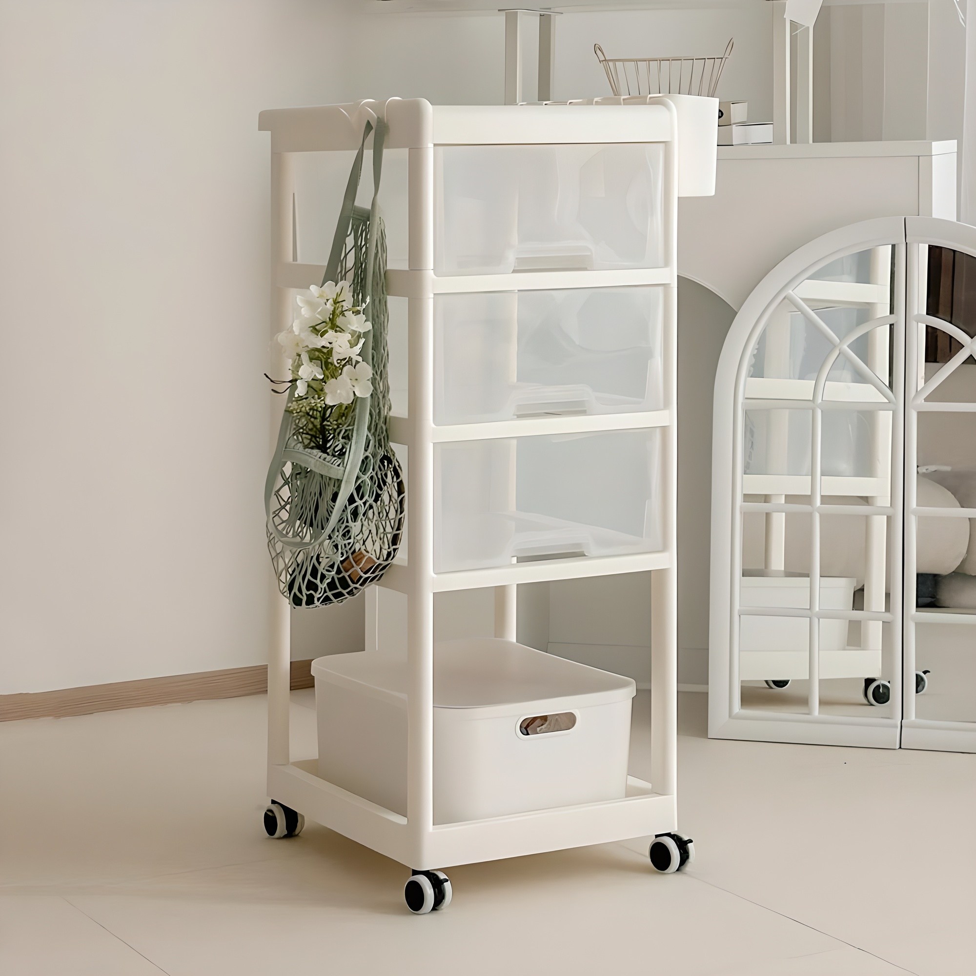 리뗀클로르 4단 아기트롤리 기저귀 보관함 51,900원