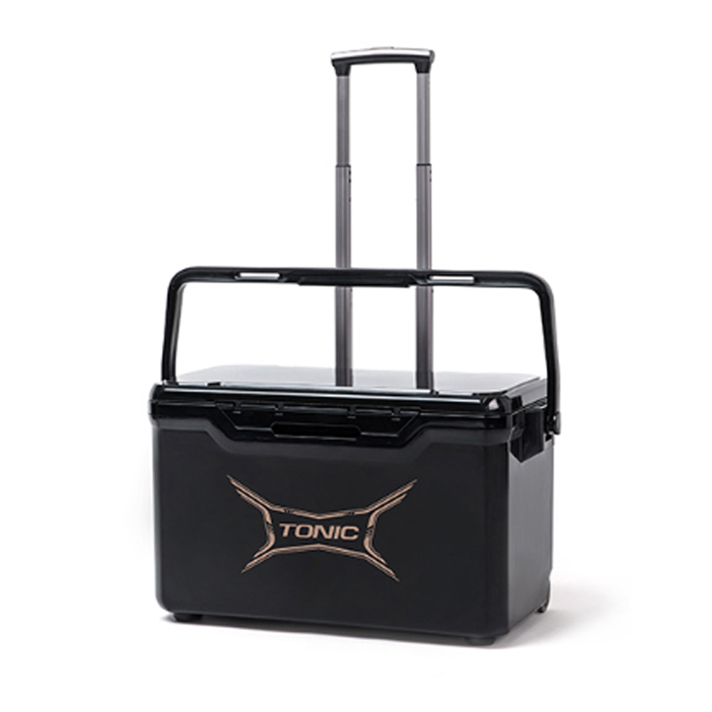 토닉 캐리어형 아이스박스 32L 바퀴형 쿨러 낚시아이스박스 바퀴형쿨러 낚시쿨러 캠핑쿨러, 1개, 32L, 블랙 182,700원