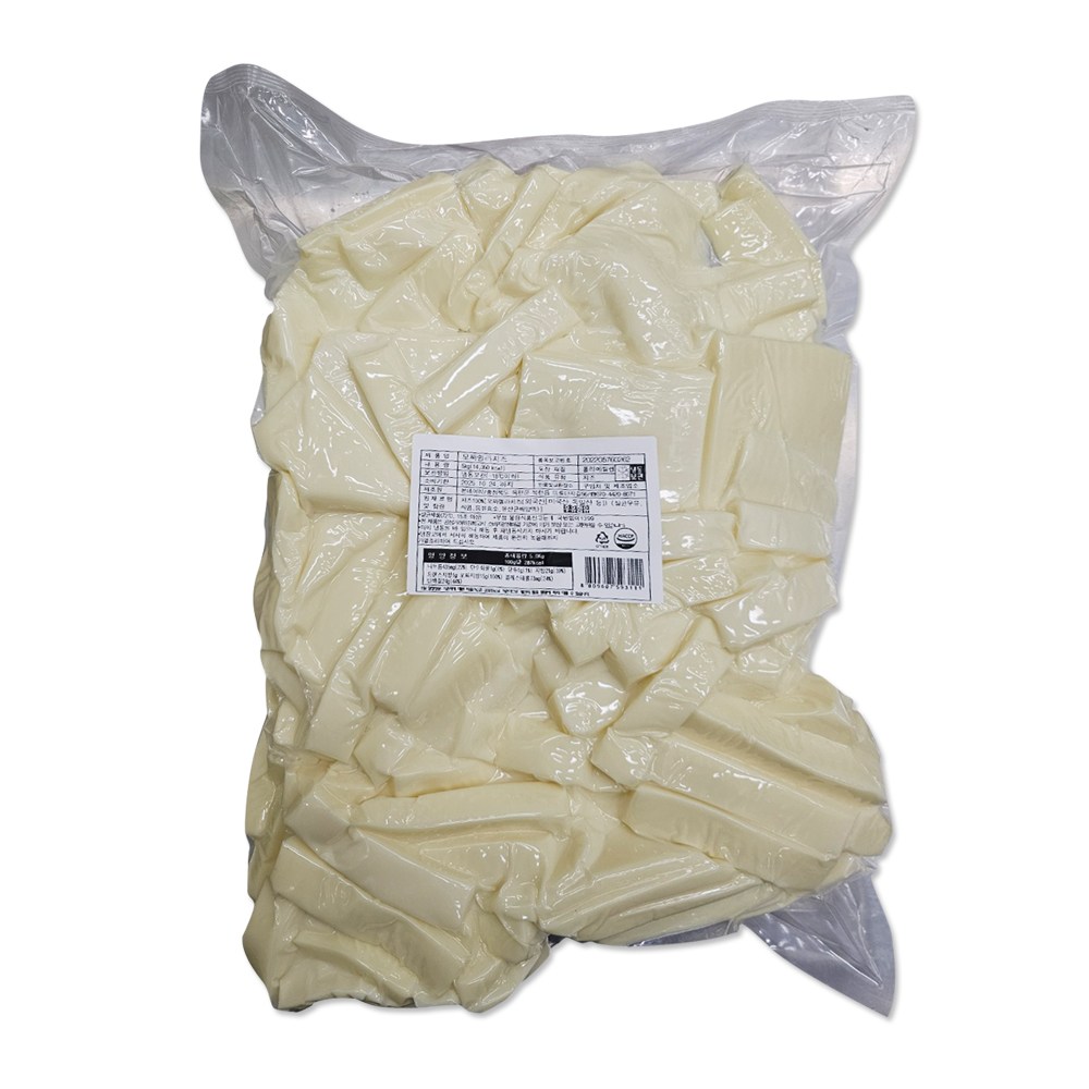 자연산 100프로 못난이 모짜렐라 치즈 5kg 파지(피자) 58,700원