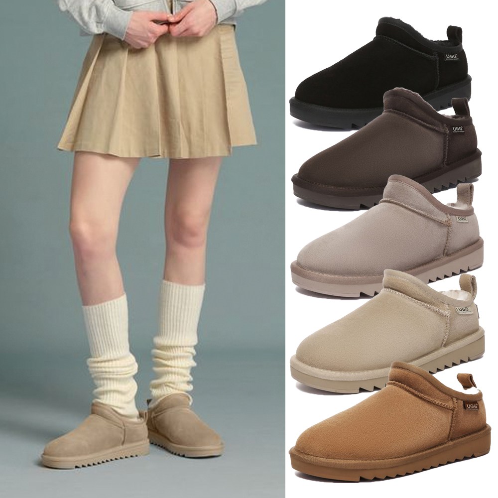 25년 신상 호주정품 에버 AS UGG 나노 클래식 로우컷 앵클 미니멀 남녀공용 미니 양모 양털 겨울 어그 부츠 AS3089 [호주직배송] 75,050원