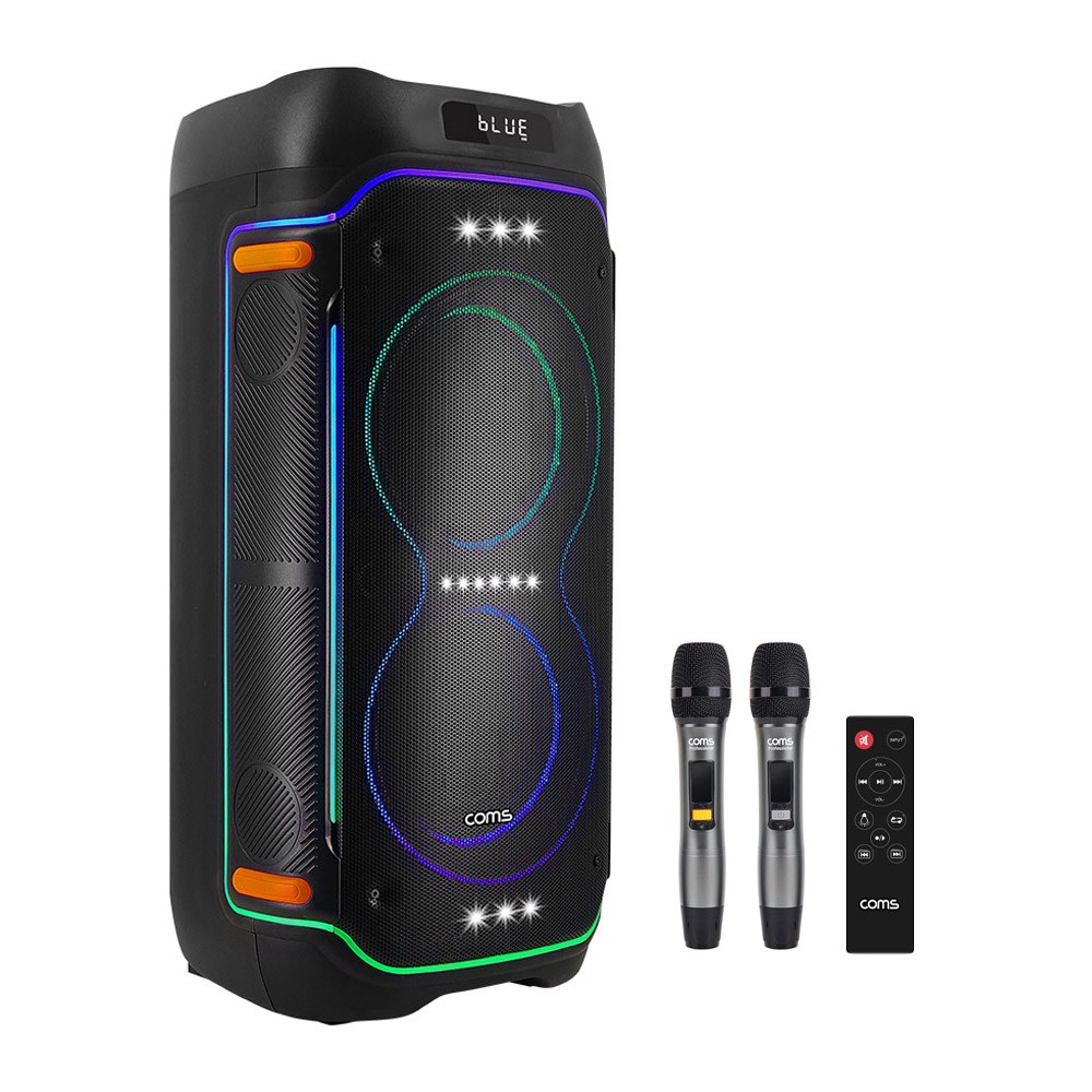 Coms Coms KY1000 블루투스 이동식앰프 스피커 야외용 버스킹 노래방 앰프 500W 484,500원
