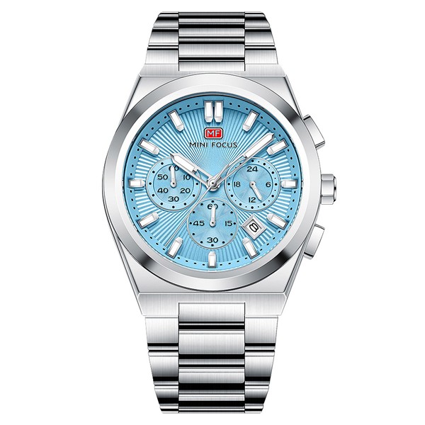 미니포커스 크로노기능 메탈밴드 남성시계 MF0614G 55,000원