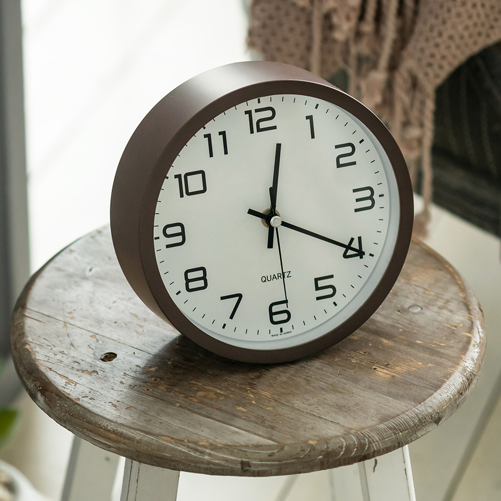 플라이토 모던 무소음 탁상 벽시계 17cm 14,850원