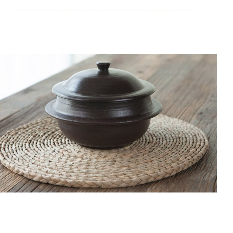 이중뚜껑옹기밥솥 도자기솥밥 뚝배기밥솥 여주도자기, 1개 60,000원