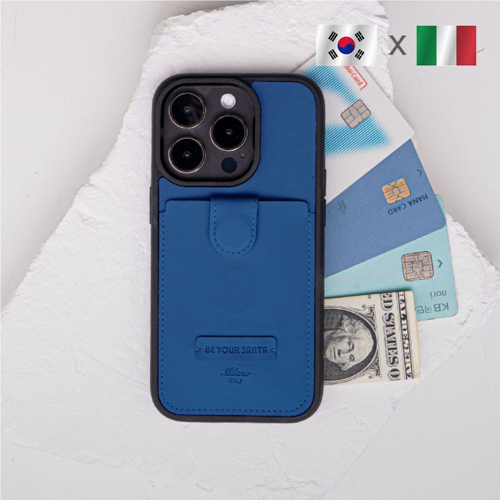 비유어산타 심플한 카드수납 이태리 원단 아이폰14 프로 맥스  리얼세이프 맥세이프 밀라노 25,100원