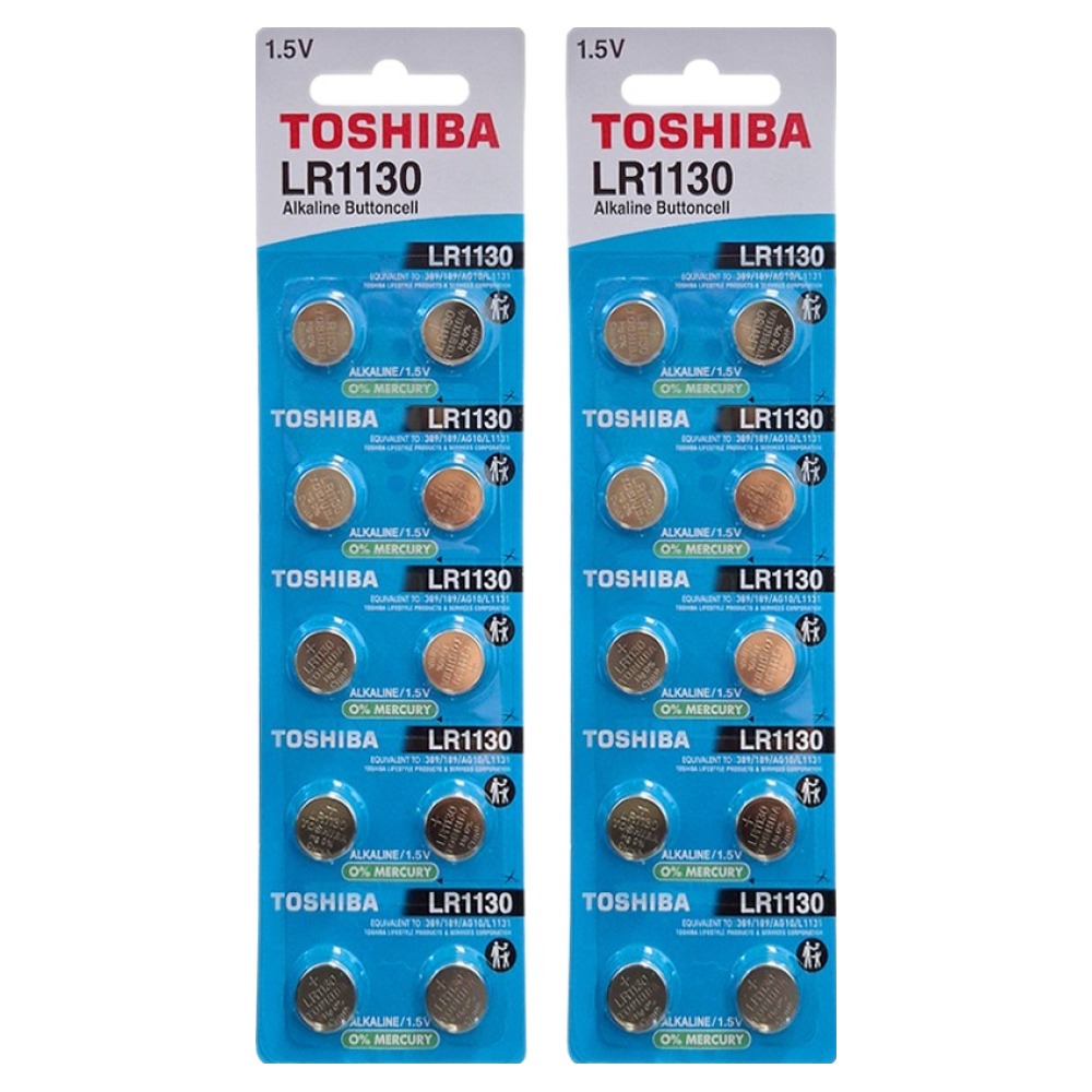 도시바 알카라인 버튼 건전지 LR1130 4,780원