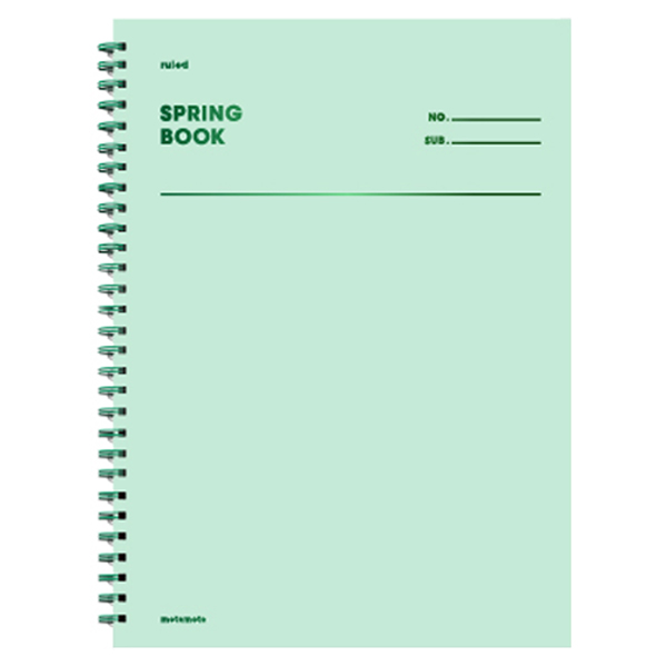 모트모트 스프링북 스퀘어드 노트 4,400원