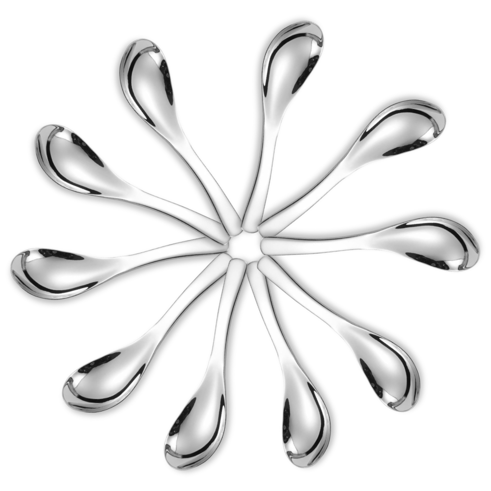 보니픽 스텐 큰숟가락 디저트 서빙 국물 스푼 수저, 10개 26,800원