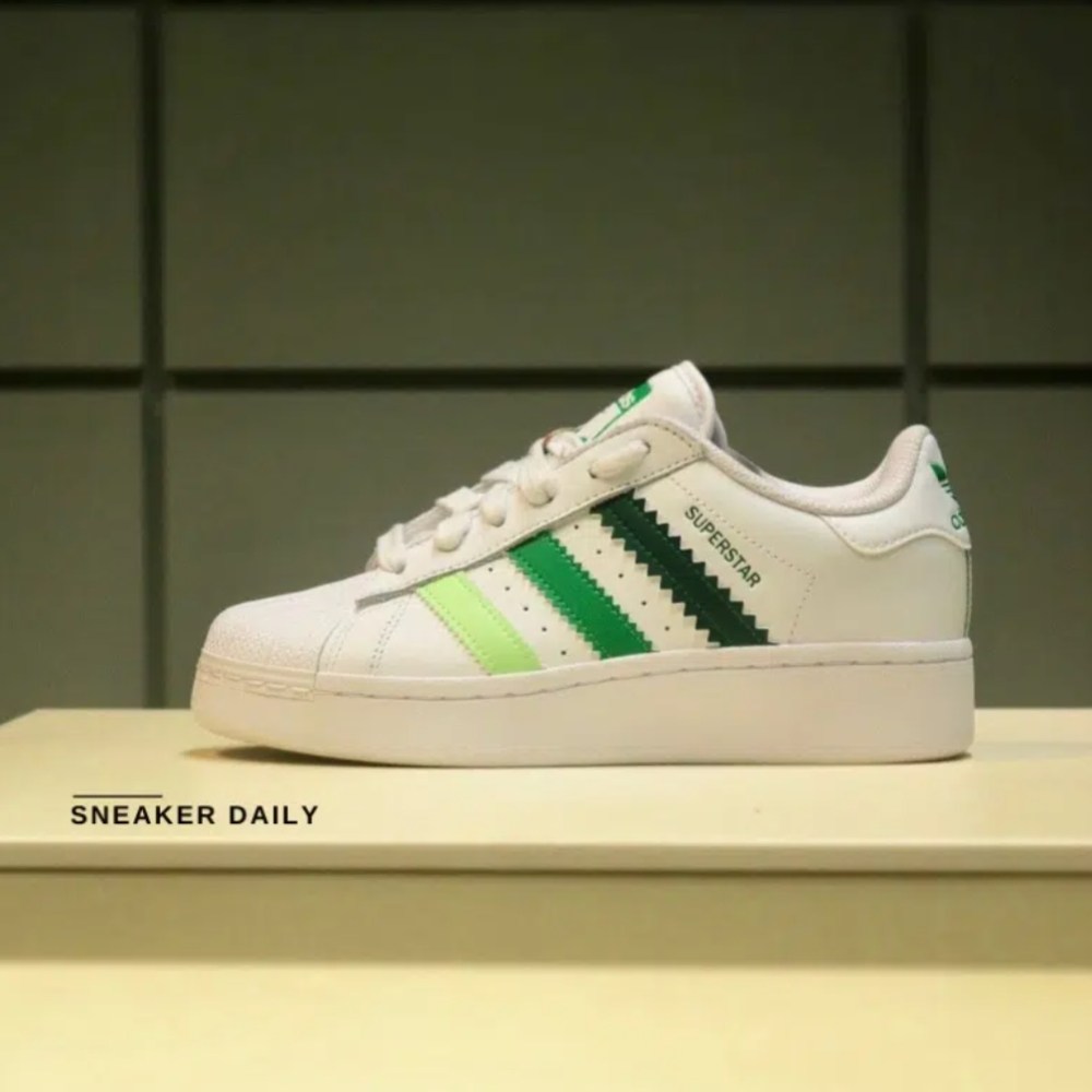 아디다스 슈퍼스타 XLG 여성 스니커즈 화이트 그린 175,000원