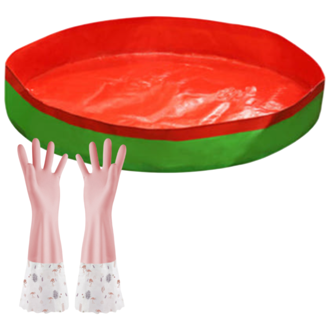 파밍굿즈 김장매트 국산 무봉제 다용도 배추 절임용 매트 고무장갑 세트, 1개 24,600원