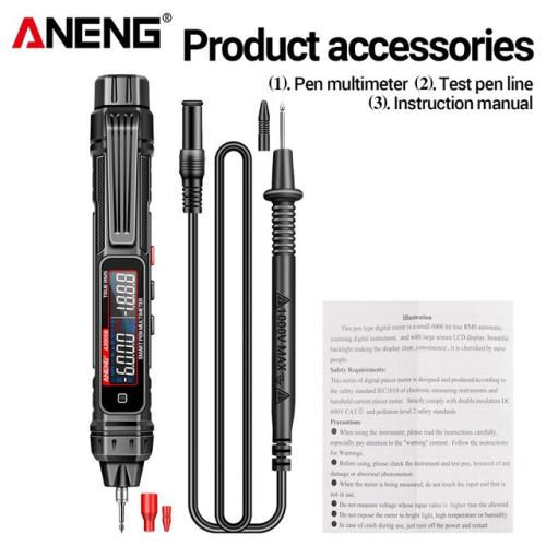 전기테스터기 ANENG 멀티메트로 감지 펜 유형, 트루 RMS 계량기 멀티미터 펜, 자동 AC/DC 전압 인스턴트 테스터 감지기 도구, A3005A/ B 22,780원