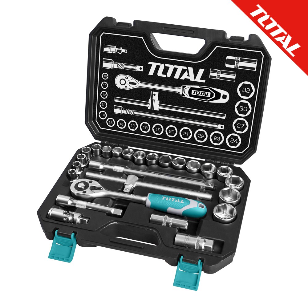 토탈공구 복스 세트(25P) - THT121251 59,600원
