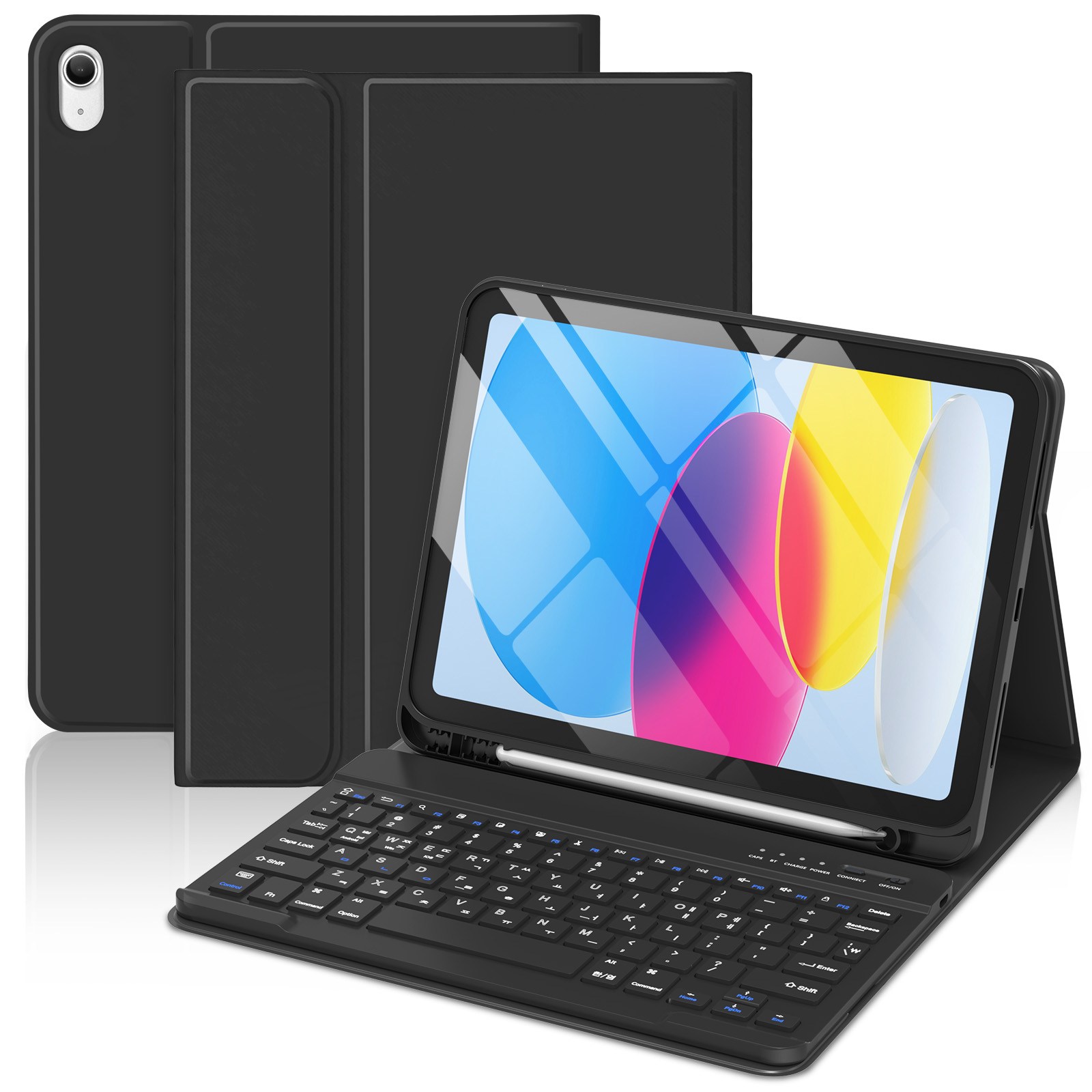아이패드 10.9/11인치 범용케이스 블루투스 키보드 S펜 수납 태블릿 거치대 34,020원