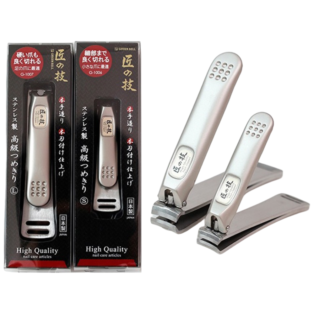 그린벨 일본 손톱깎이 장인의기술 G-1006(S) + G-1007(L) 세트, 1개 27,800원