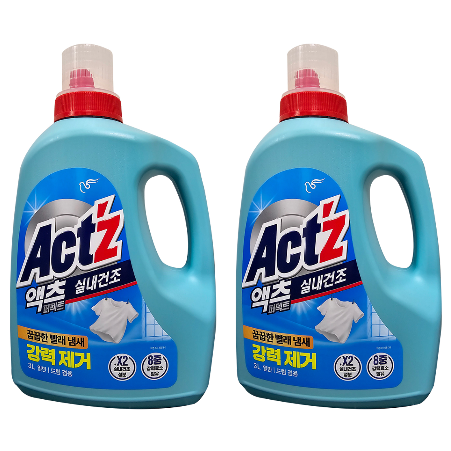 액츠 퍼펙트 실내건조 액상세제 본품, 3L, 2개 18,090원