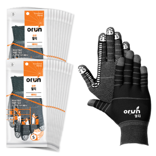 오런 멀티 1P 장갑 S, 검정, 20개 15,220원