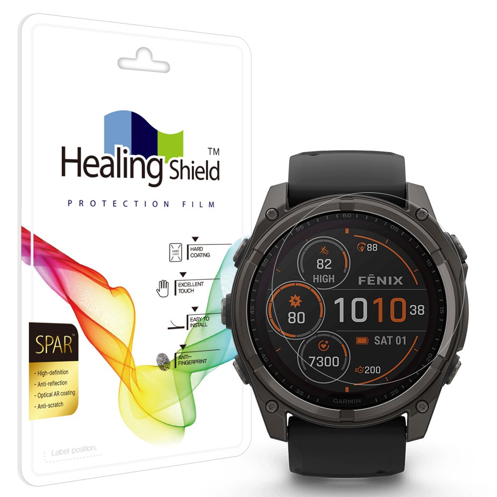 힐링쉴드 가민 피닉스8 솔라 51mm 슈페리어 AR 고화질 액정보호필름 2매 12,420원