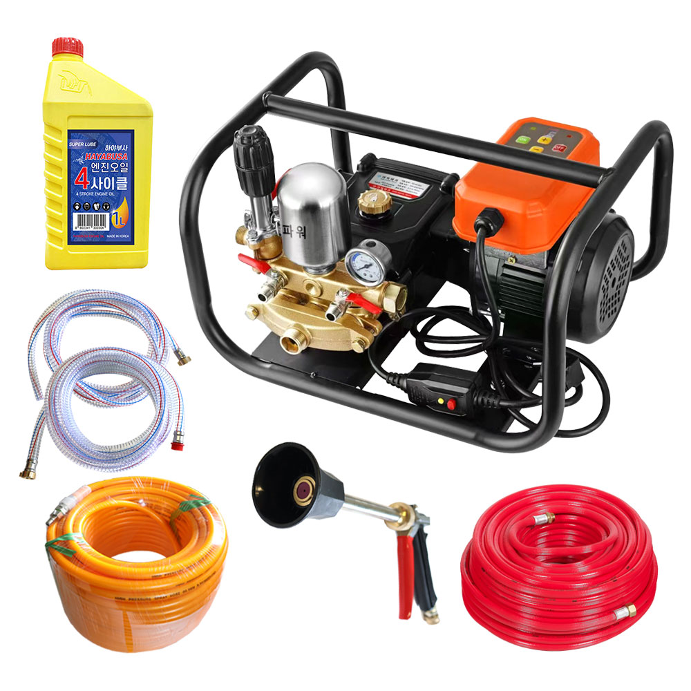 대덕테크 파워분무기 전기 동력 농약 살포기 농업용 분무기 30m + 국산 고급형 호스 50m 437,800원