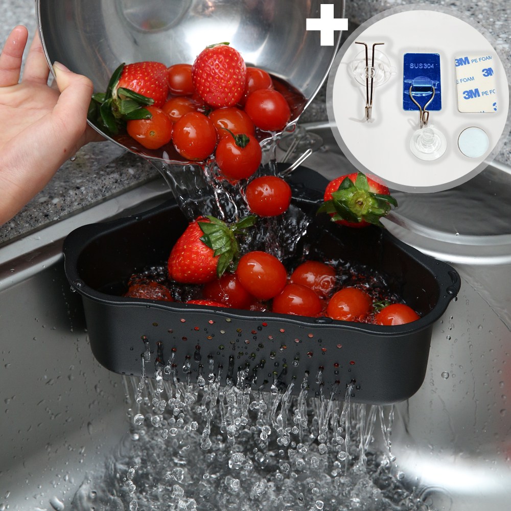 싱크대 음식물 거름망 스텐304 삼각 코너 대형 타공 물빠짐 바구니 10,500원