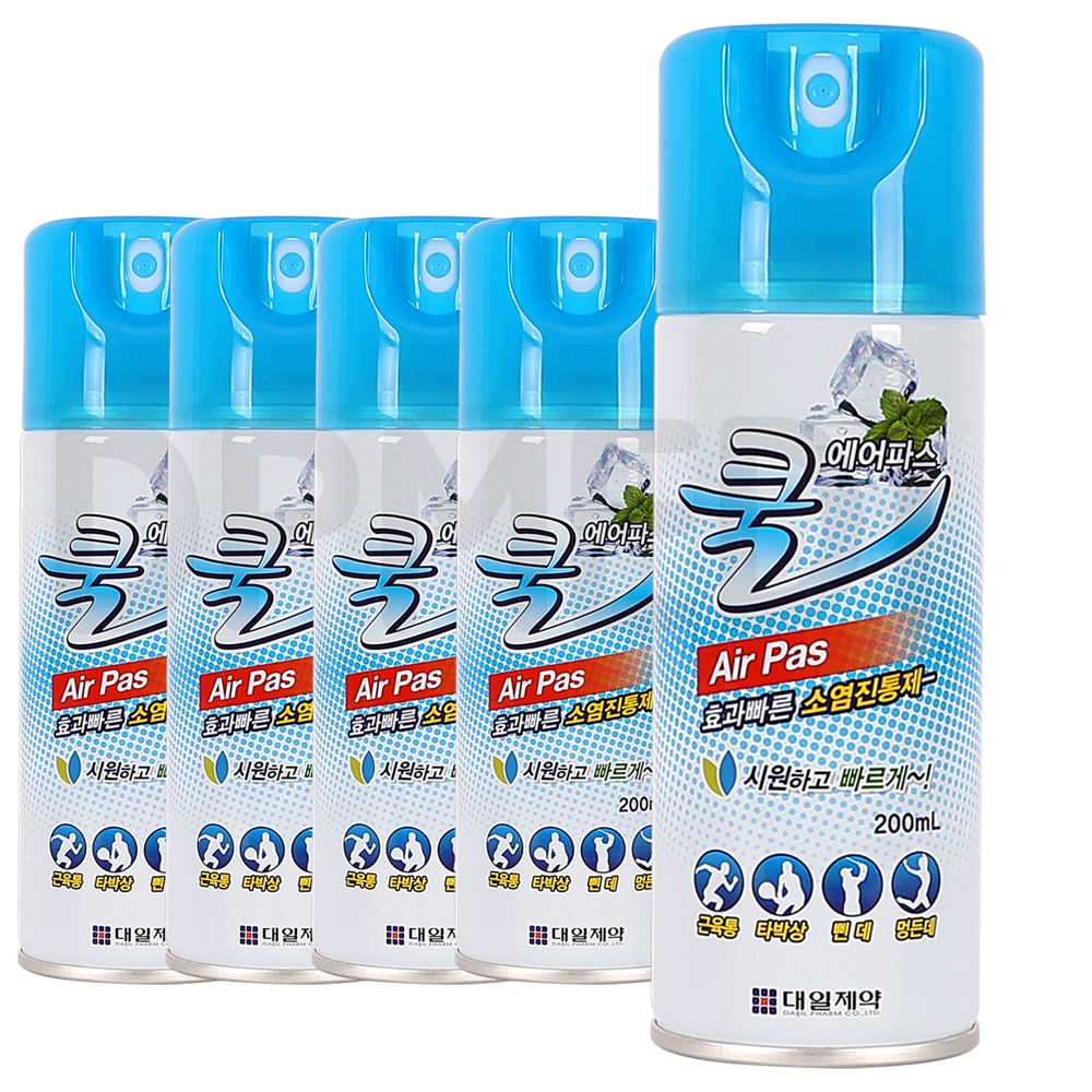 대일제약 스프레이 파스 200ml, 1개입, 5개 10,850원