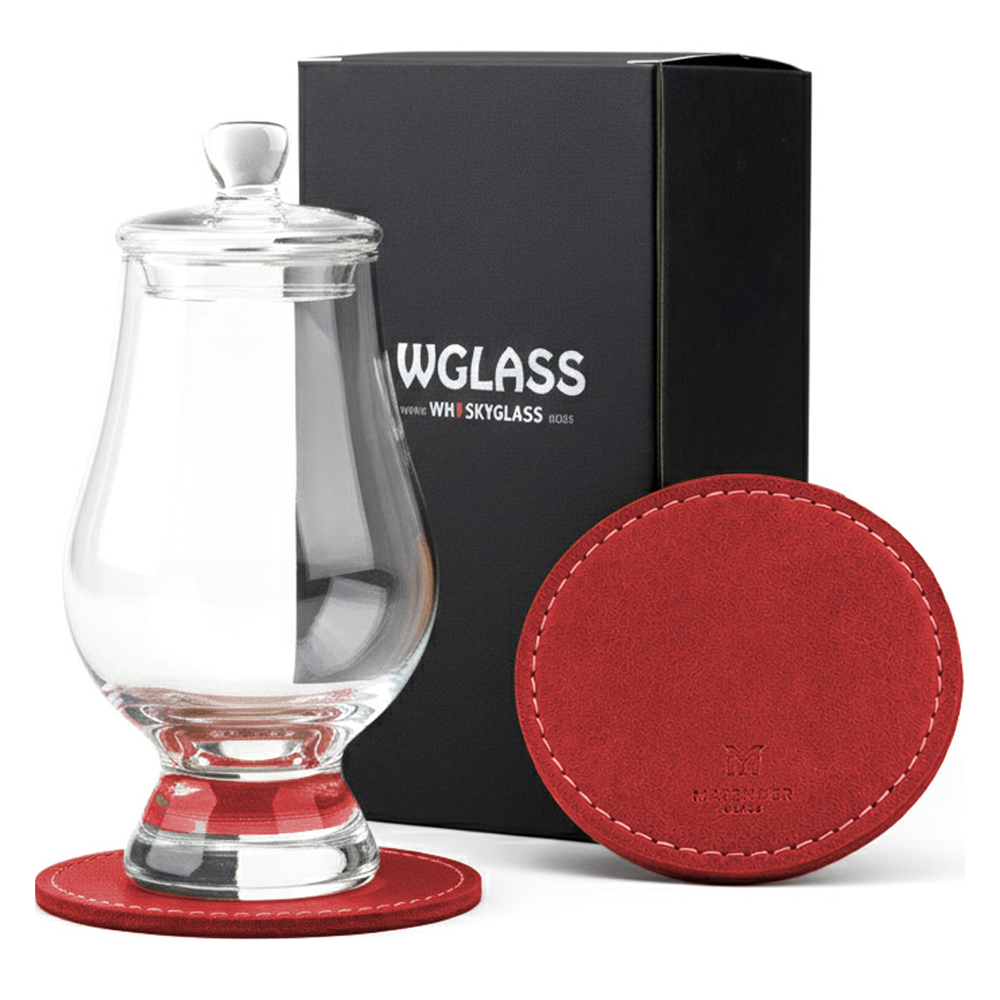 글렌캐런 글래스 Std +마텐더 더캡 + 가죽코스터 크림슨레드 세트 17,800원