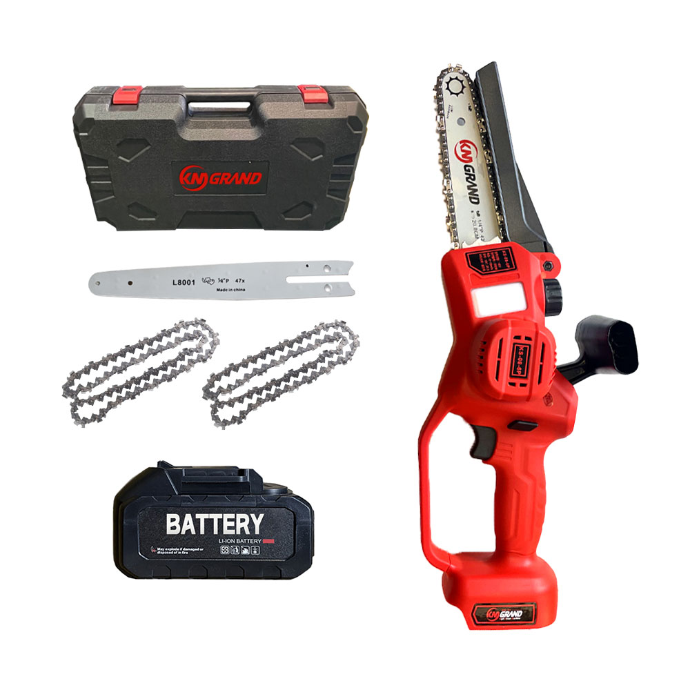 KM그랜드 KS08-6P 충전 체인톱 6인치 8인치 겸용 삼성셀 10Ah 배터리 체인톱날 포함 252,000원