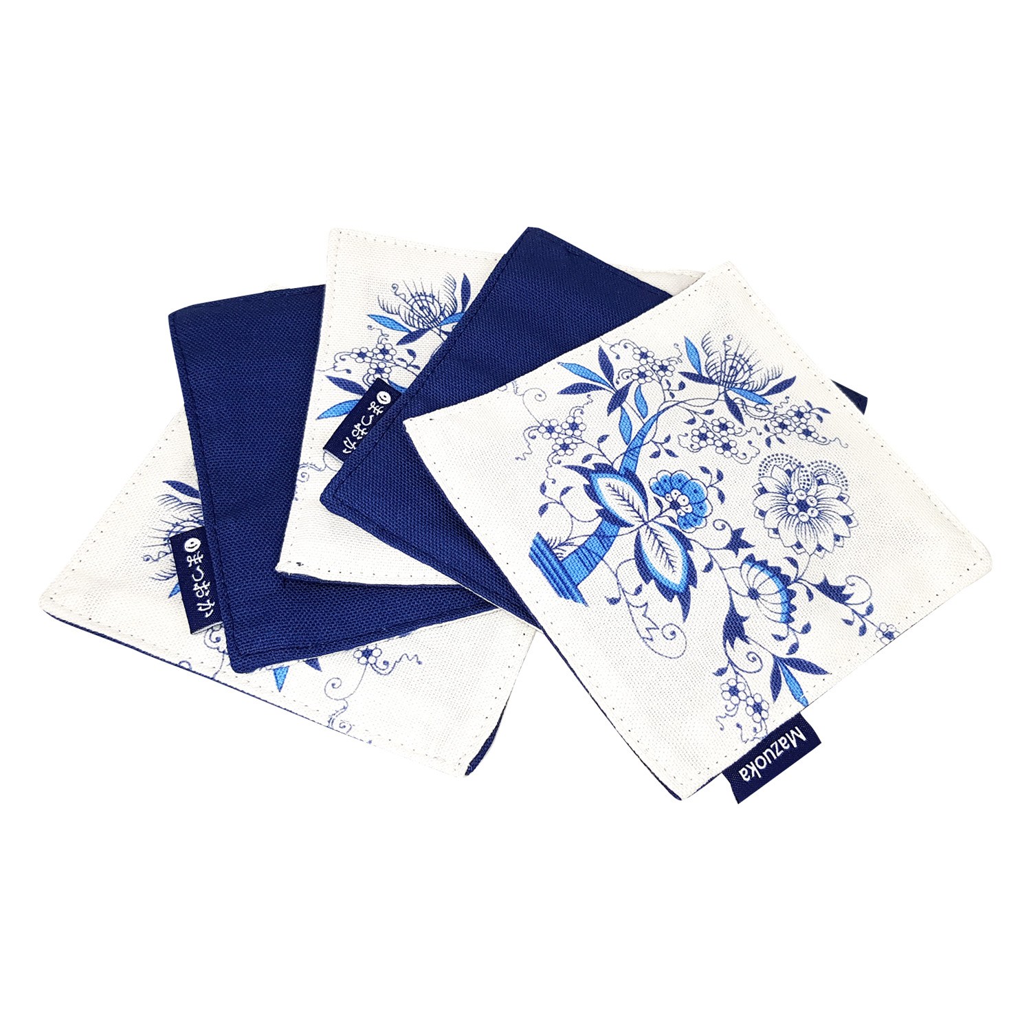 쯔비벨무스터 패브릭 컵받침 5p 58,000원