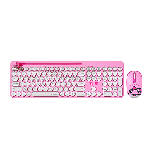 아이리버 진로 무선 키보드 마우스 세트, 핑크 두꺼비, JL-WS100, 일반형 39,000원
