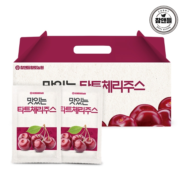 참앤들황토농원 [참앤들황토농원] 맛있는 몽모랑시 타트체리주스 30포 1박스, 70ml, 30개, 현재가 16,900원