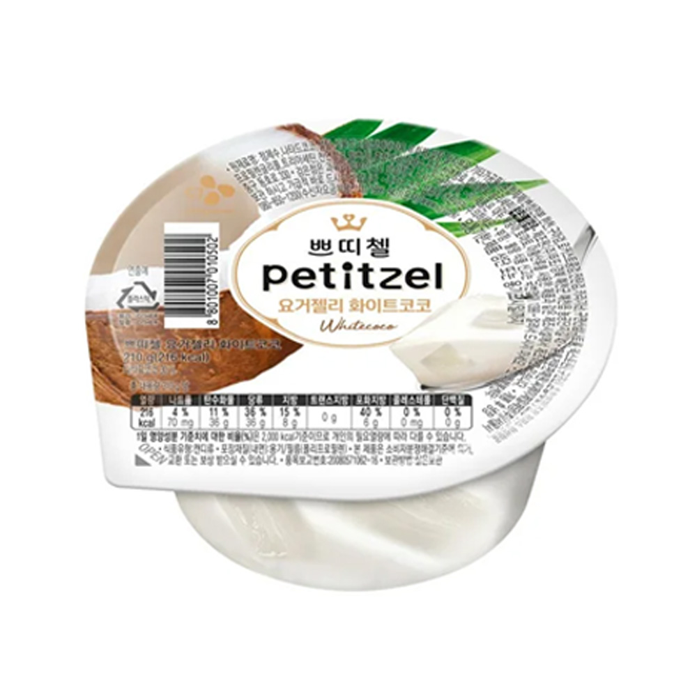 쁘띠첼 요거젤리화이트코코 냉장젤리, 210g, 24개 41,400원