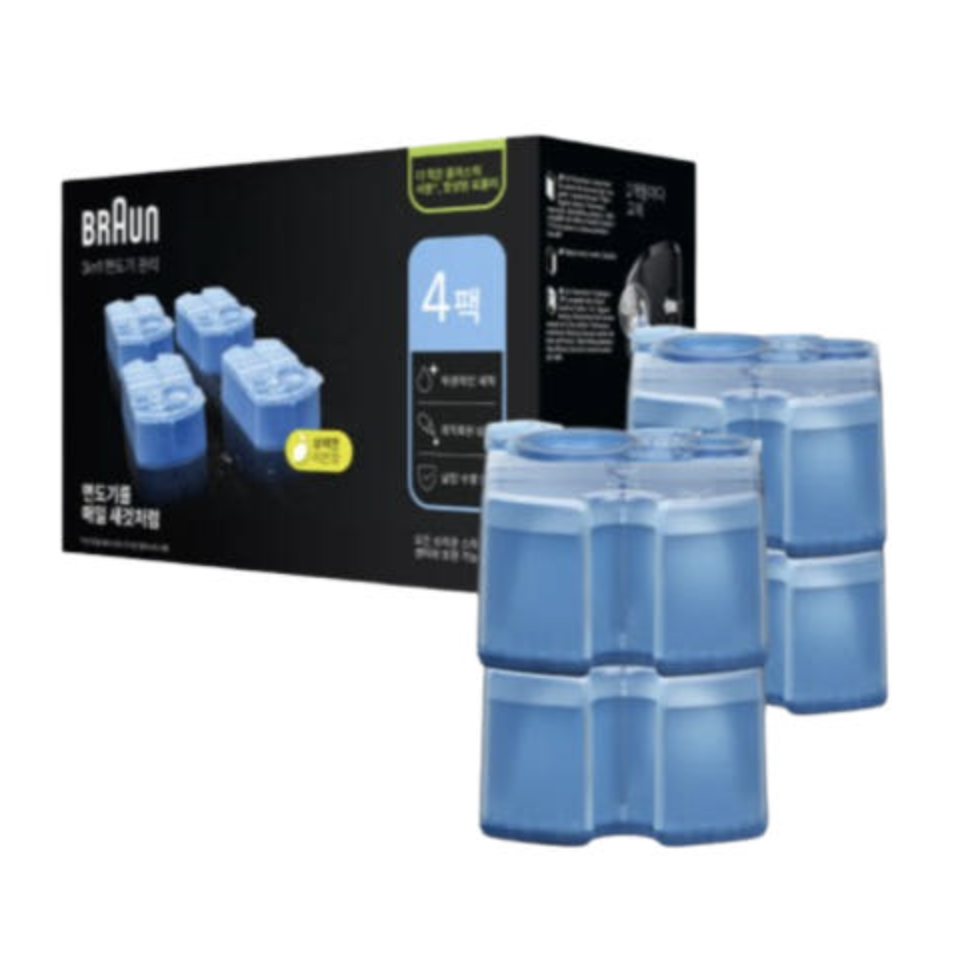 브라운 전기 면도기 세척액 세정액 CCR x 4개 코스트코 벌크포장 임의소분 낱개포장 33,980원