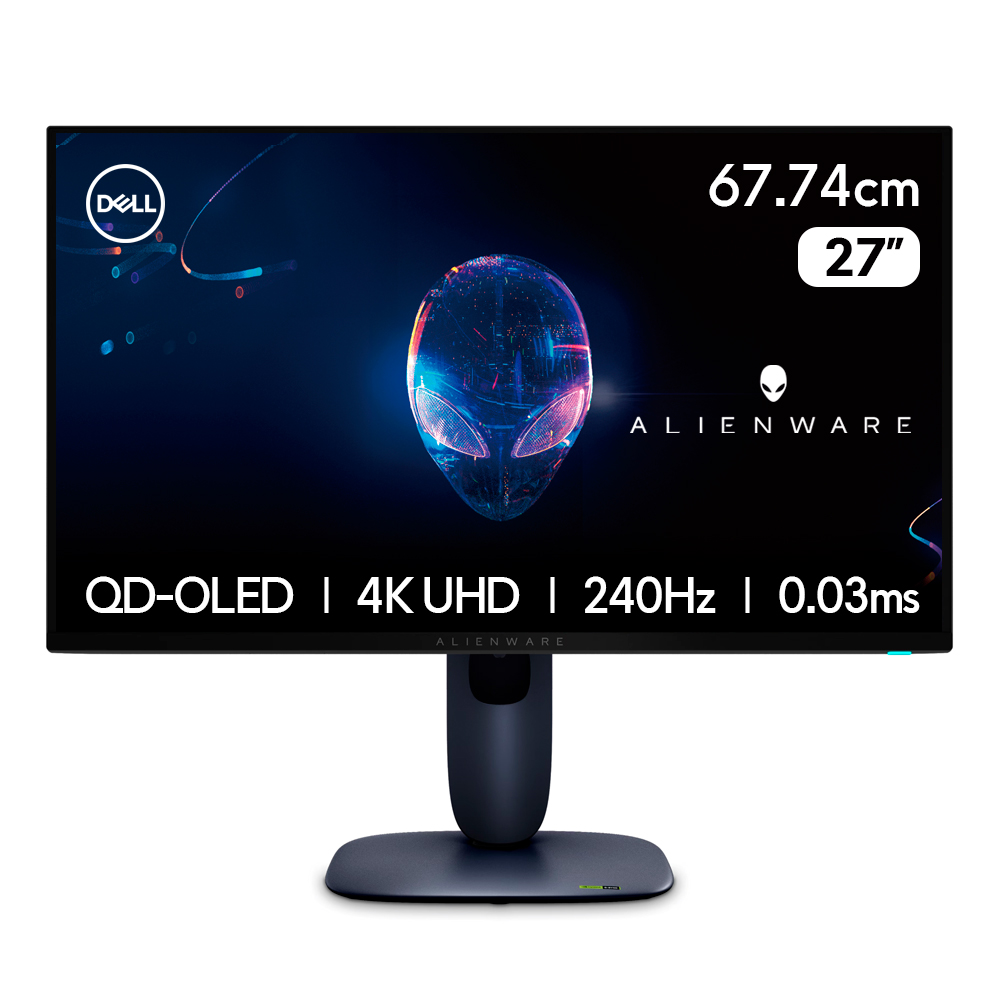 델 4K UHD 에일리언웨어 QD OLED 게이밍 모니터 1,099,000원