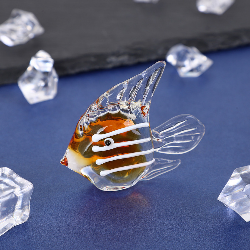 1+1 크리스탈 소품 물고기 장식 수족관 유리공예품 촬영 미니어처 인테리어 21,800원
