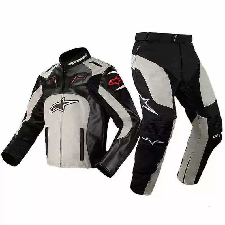바이크 자켓 슈트 오토바이 라이더, 블랙 앤 화이트 세트 207,600원