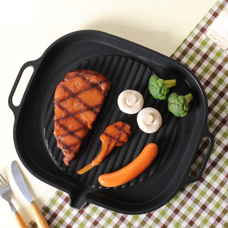 국산 백화점상품 인덕션 고기불판 캠핑 삼겹살불판 고기판 두패밀리 가정용 그릴팬 구이판 그리들, 1개 35,100원