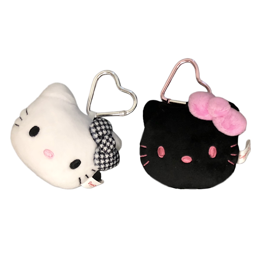 산리오 정품 키티 키링 2종 가방키링 백꾸 백참 가방고리, 1개, 블랙 7,900원