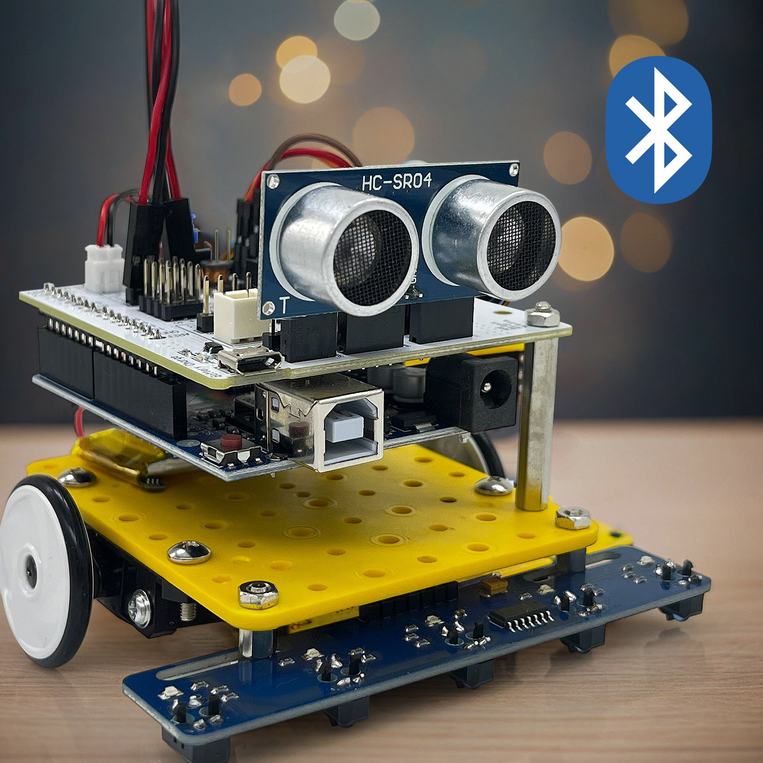 아두이노 우노 쉴드 자율주행 자동차 로봇 풀키트 RODI - 코딩제어 블루투스 무선통신, 1개, RODI-FULL 154,000원