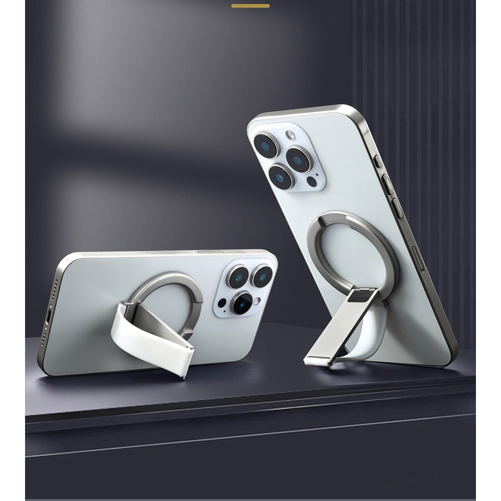 맥세이프 휴대폰 핑거 그립톡 자석 거치대 마그네틱 스마트 톡홀더, 1개, 화이트 16,800원