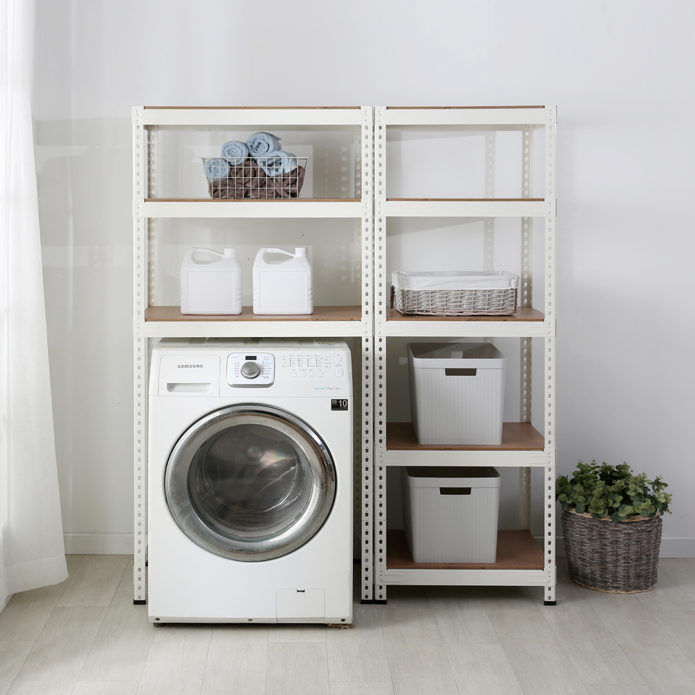 부원진열장 무볼트 조립식 앵글 철제 다용도실 창고 펜트리 선반 고급양면코팅 3단 4단 5단 모음집 198,000원