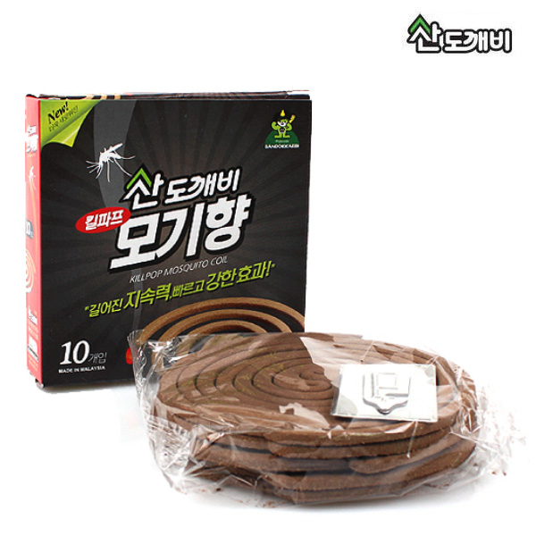 모기약 모기퇴치기 모기 야외용모기향 킬파프 모기향 10개입 x 1개 산도깨비, 10개 870원