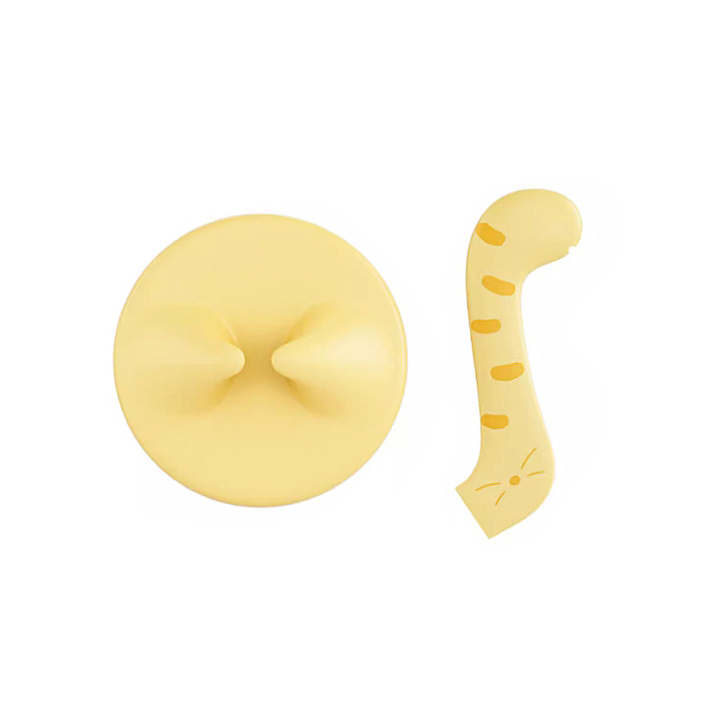 템파 야흥 캔뚜껑 스틱 고양이 강아지 간식 주걱 사료 캡 커버, 1세트, 옐로우 18,800원