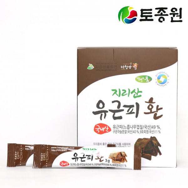 지리산 유근피(느릅나무껍질) 환 90g(3gx30포) x 2Box 33,500원