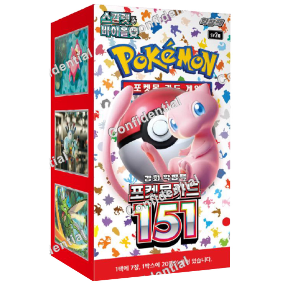 포켓몬카드 151 강화확장팩 1박스(20팩입) 109,000원