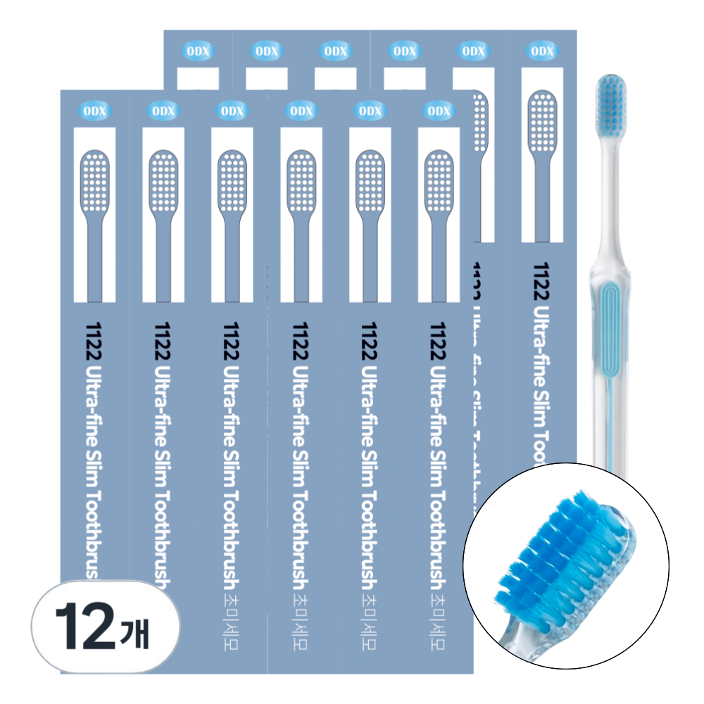 ODX 오디엑스 치과칫솔 1122 부드러운 초미세모 고급형 칫솔 12,900원