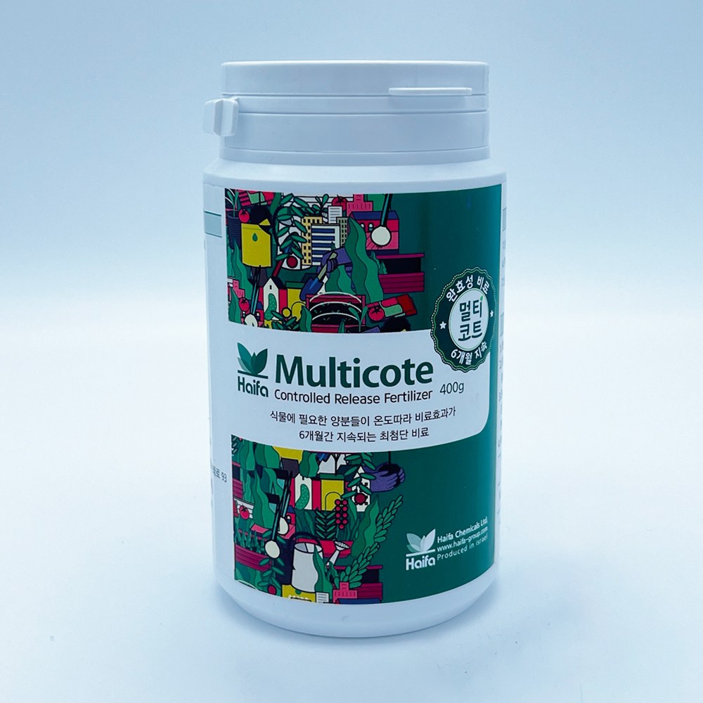 멀티코트 400g 프리미엄 완효성 식물 영양제, 140g, 1개, 400g 10,000원