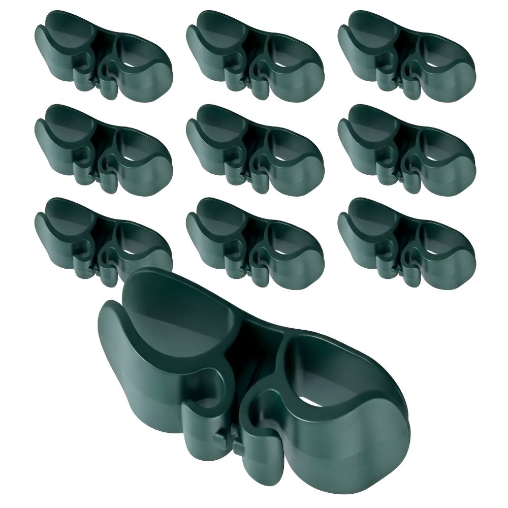오리비아 다용도 케이블 전선 정리 홀더, 다크그린 10개, 1세트 9,600원