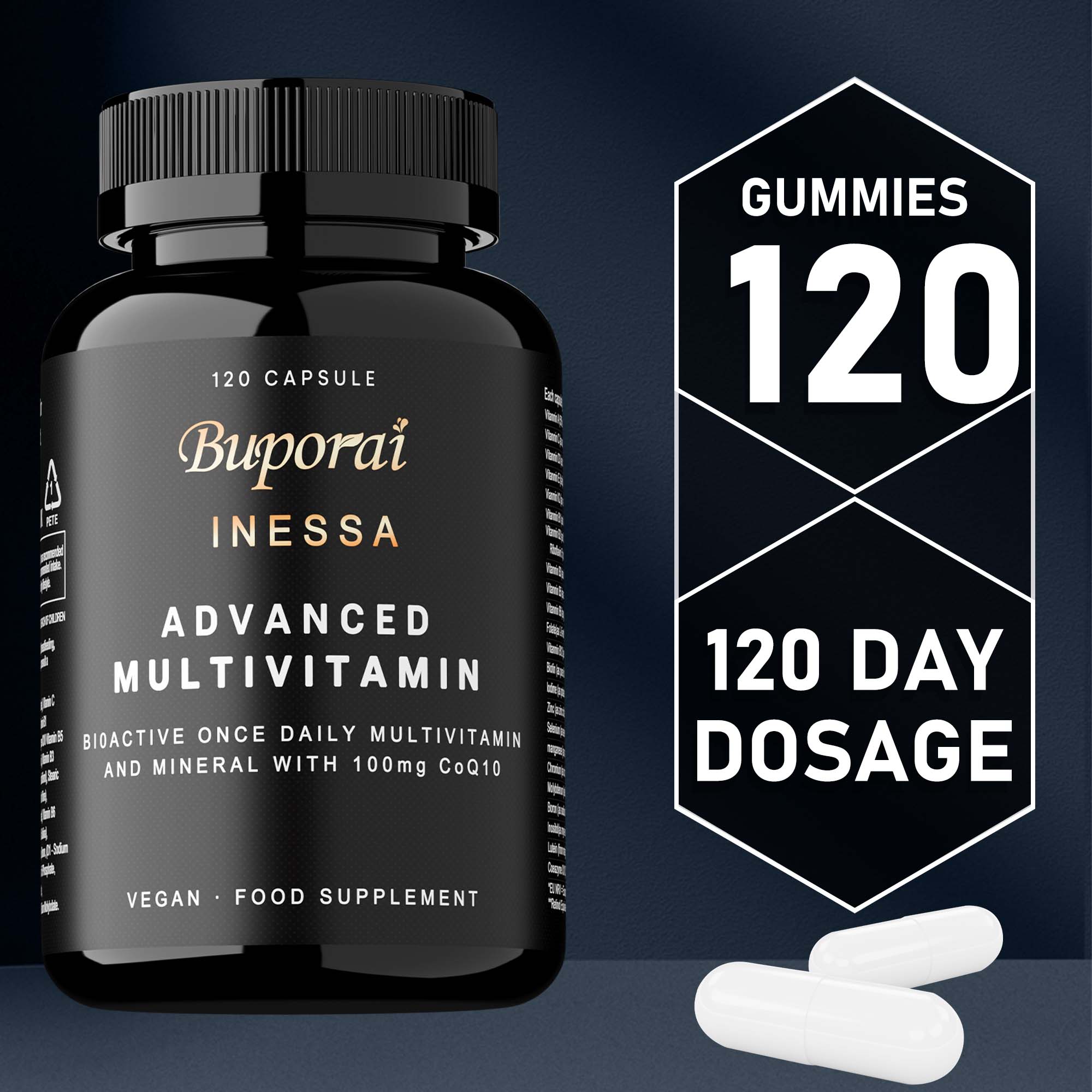 이네사 어드밴스드 멀티비타민 CoQ10 100mg 비타민 D3 2000 IU K2 100mcg 38,720원