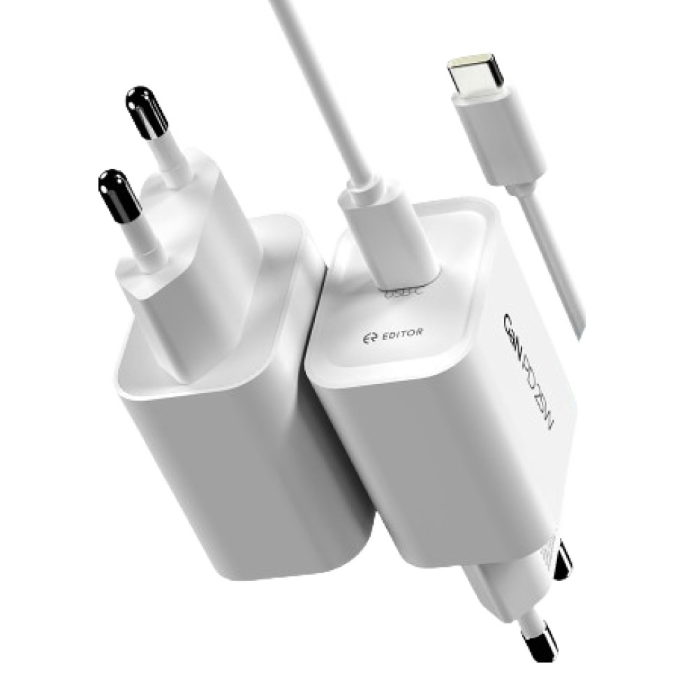EDITOR PD 25W 아이폰 갤럭시 고속 c타입 충전기 + 케이블 세트 4,800원