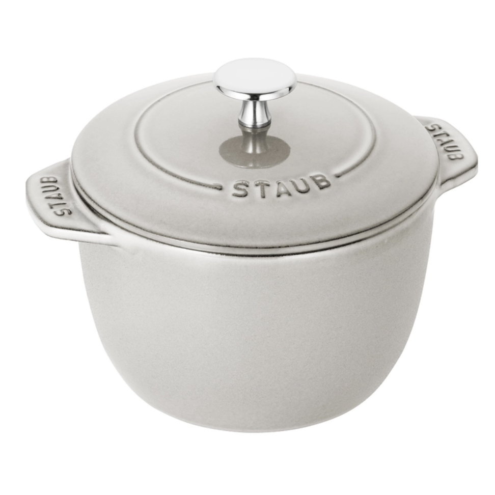 스타우브 라이스 꼬꼬떼 그레이 16cm 색상 선택 가능 주물 법랑코팅 셀프 베이스팅, 1개, 화이트, 16cm 298,000원