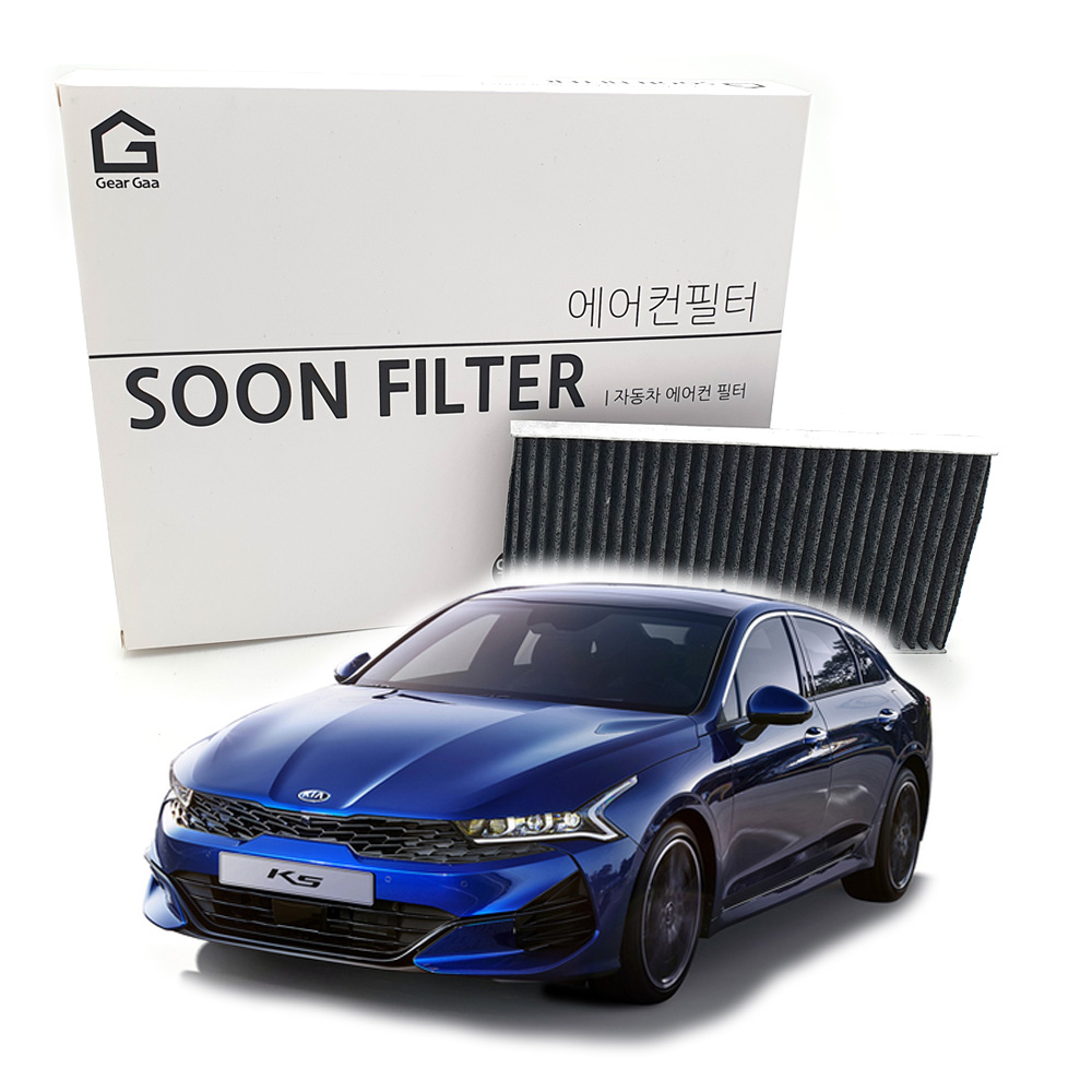 기어가 숯 알갱이 활성탄 K5 DL3 에어컨필터, (19년12월~현재) H32L, 1개 10,290원